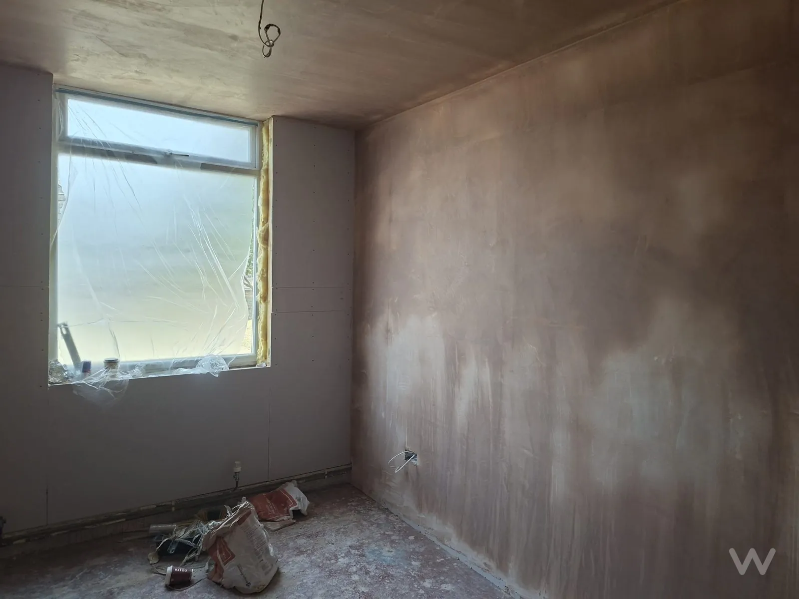 Barn conversion in Essex, skimmed to a decoration-ready finish — Wall2Wall