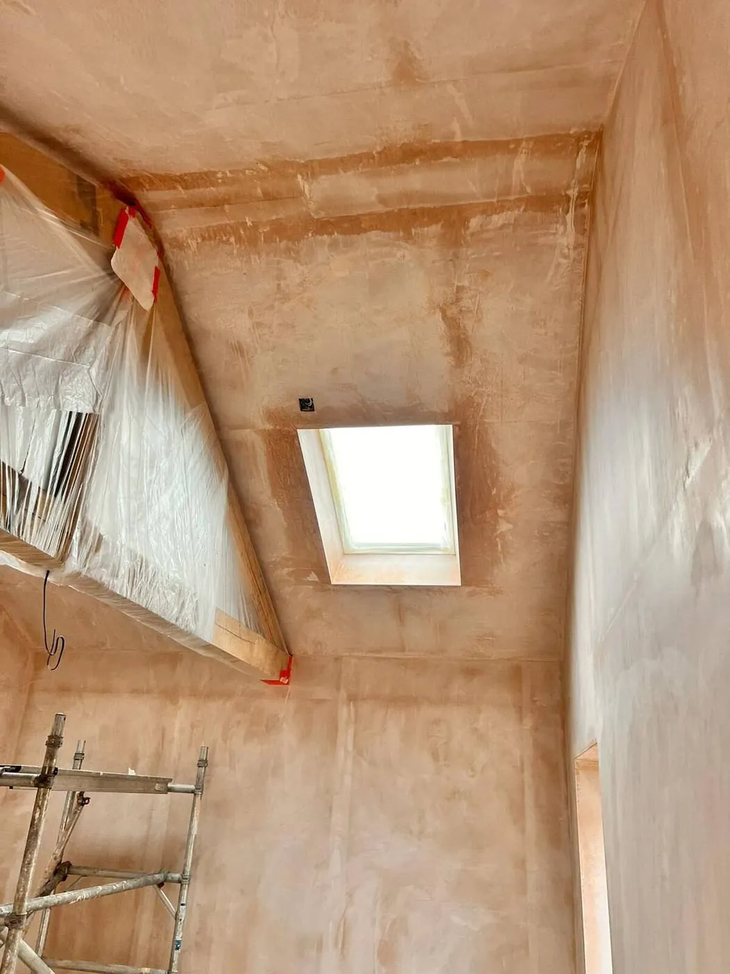 Plastered and skimmed room, Somersham